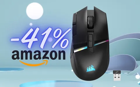 Mouse wireless da gaming Corsair DARKSTAR con 15 pulsanti programmabili
