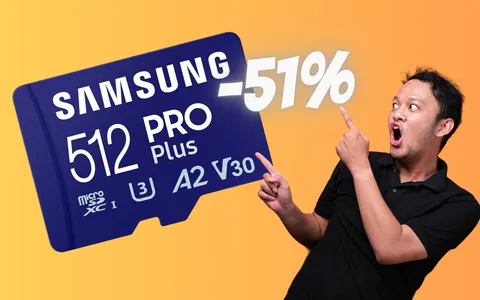 Memoria insufficiente? Con Samsung PRO Plus da 512GB non hai più problemi (-51%)