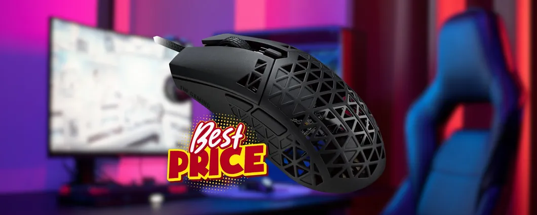 Mouse ASUS TUF Gaming M4 Air: 16000 DPI, pulsanti programmabili e IPX6