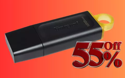 Flash Drive Kingston da 128GB a MENO DI META' PREZZO: lo paghi SOLO 8 EURO