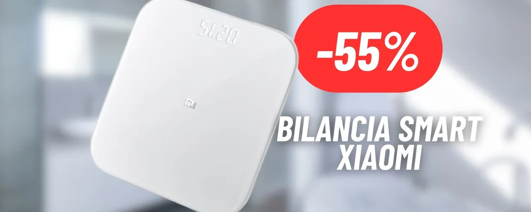 La bilancia smart di Xiaomi è in OFFERTA ad un PREZZO RIDICOLO (-55%)
