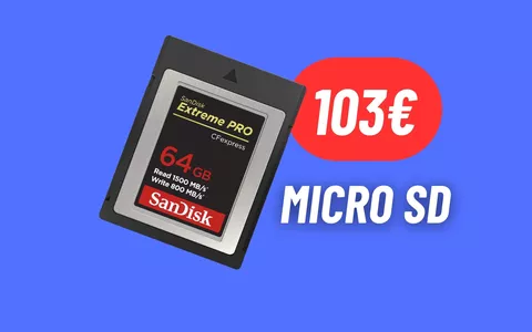 MICRO SD SanDisk da 64GB in PROMOZIONE: Sconto Outlet