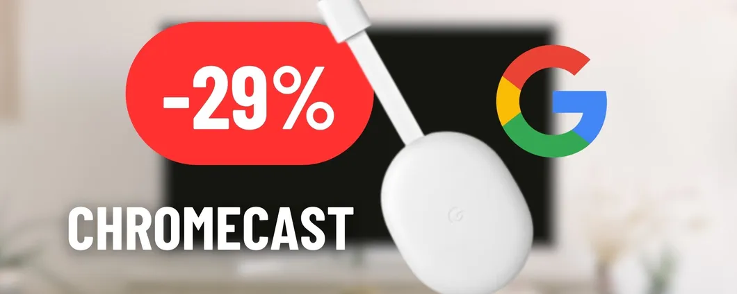 Chromecast con Google TV a prezzo SCONTATISSIMO su Amazon