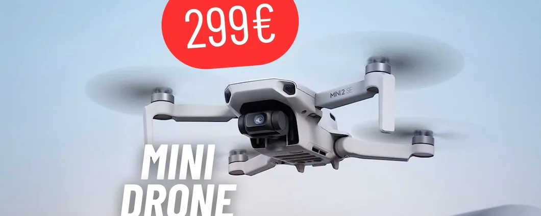 Vola e scatta foto ad alta quota con il MINI DRONE in PROMO a 299€
