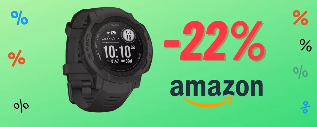 OFFERTISSIMA per lo Smartwatch Garmin Instinct 2 su Amazon!