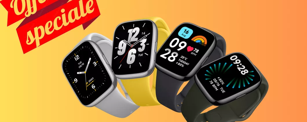 Xiaomi Redmi Watch 3 Active a MINI PREZZO su Amazon: POCHISSIMI a disposizione