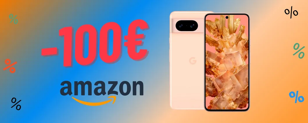 Smartphone Google Pixel 8 oggi tuo in offerta a 100€ IN MENO!