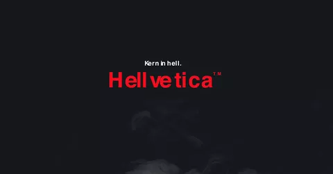 Arriva Hellvetica, la versione diabolica di Helvetica