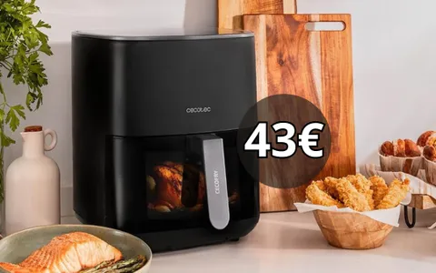 PREZZO INCREDIBILE: solo 43€ per Friggitrice ad Aria Cecotec per mangiare sano!