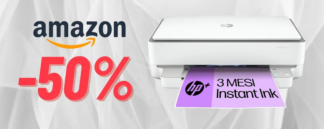 OFFERTISSIMA per la Stampante multifunzione HP Envy 6020e a META' PREZZO!