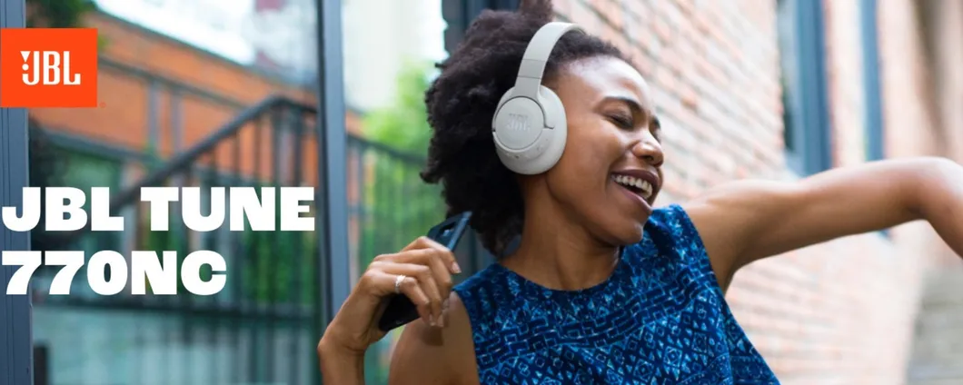 JBL Tune 770NC: un suono meraviglioso con queste cuffie wireless (-38%)