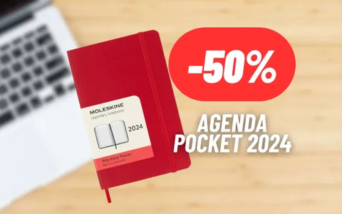 Agenda Moleskine piccola e compatta al 50% di SCONTO su Amazon