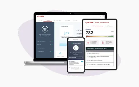 Proteggi fino a 10 dispositivi con McAfee Total Protection antivirus