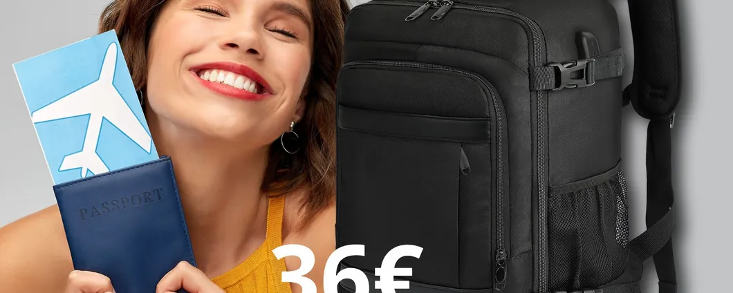 Vola senza pensieri: Zaino a soli 36€ perfetto per voli LOW COST su Amazon!