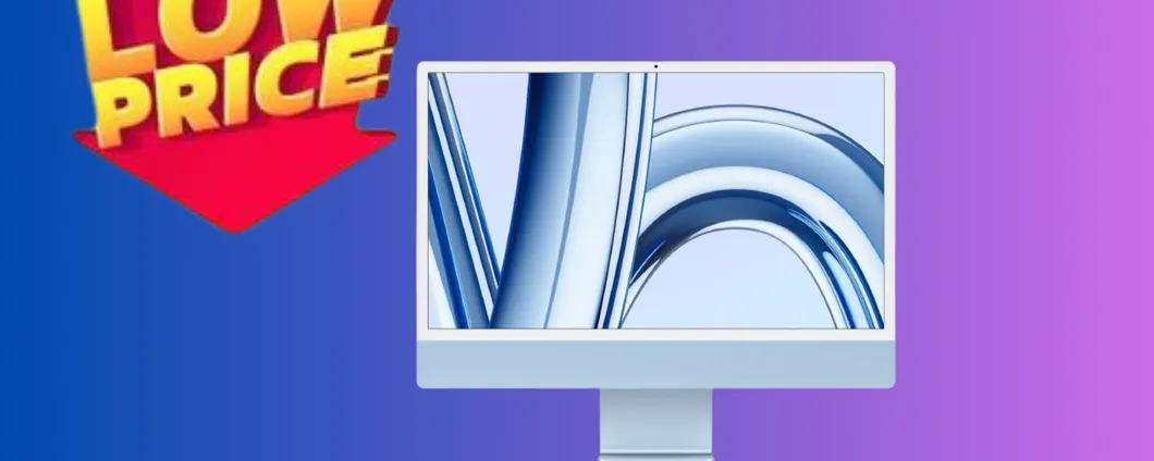 Apple iMac all-in-one 2023 con chip M3 a PREZZO MAI VISTO PRIMA (-230 euro!)
