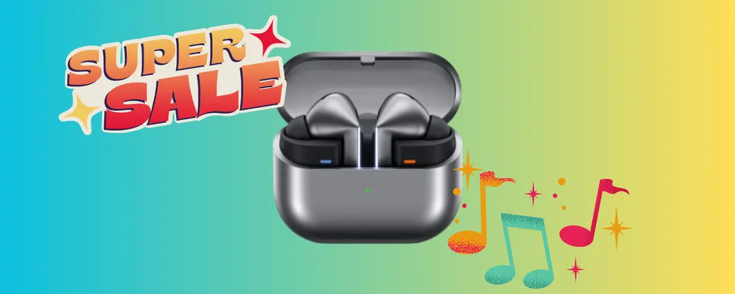 Crolla il prezzo delle Samsung Galaxy Buds3 Pro: oggi le paghi pochissimo