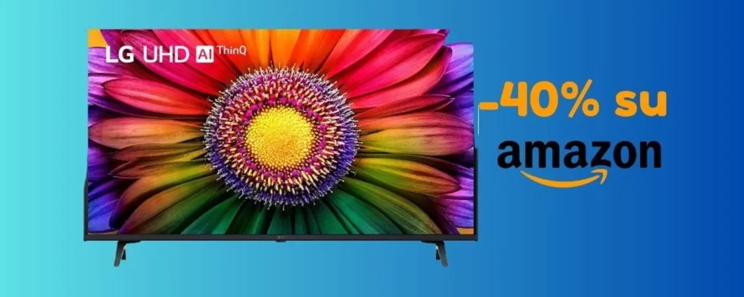 Smart tv LG da 55 pollici: RISPARMI 300 euro su Amazon
