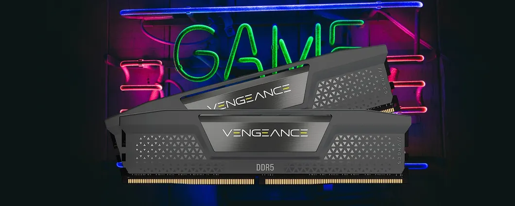 Prestazioni e risparmio: le RAM da 32GB CORSAIR VENGEANCE DDR5 a prezzo speciale