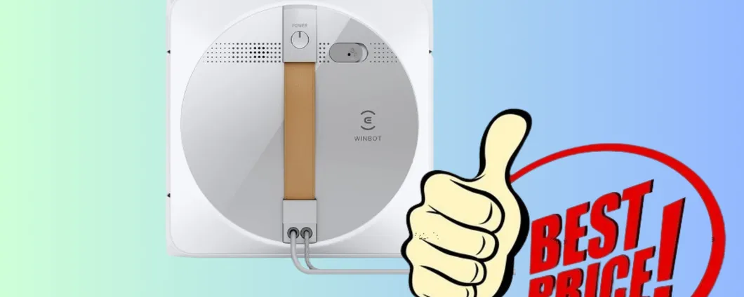 Finestre BRILLANTI senza fatica con il Robot Lavavetri ECOVACS in PROMO SPECIALE