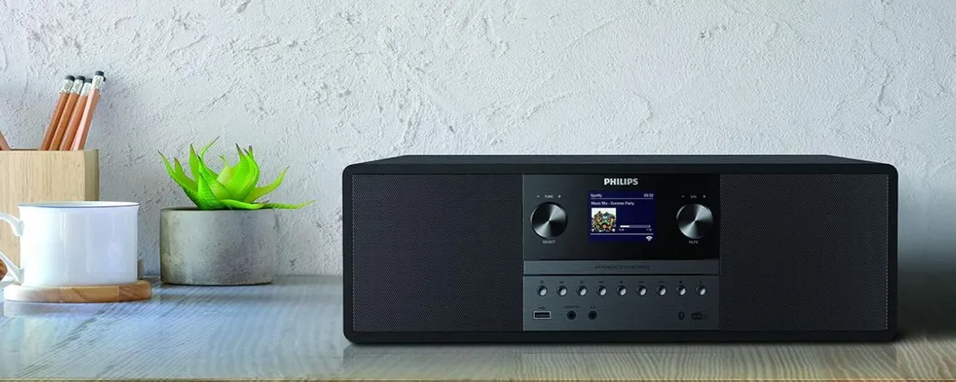 Mini impianto Hi-Fi Philips con Bluetooth ad un prezzo SHOCK su Amazon