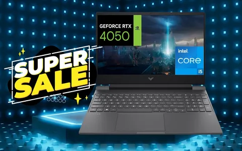 HP Victus 15 con i5 e RTX 4050: notebook da gaming che costa poco