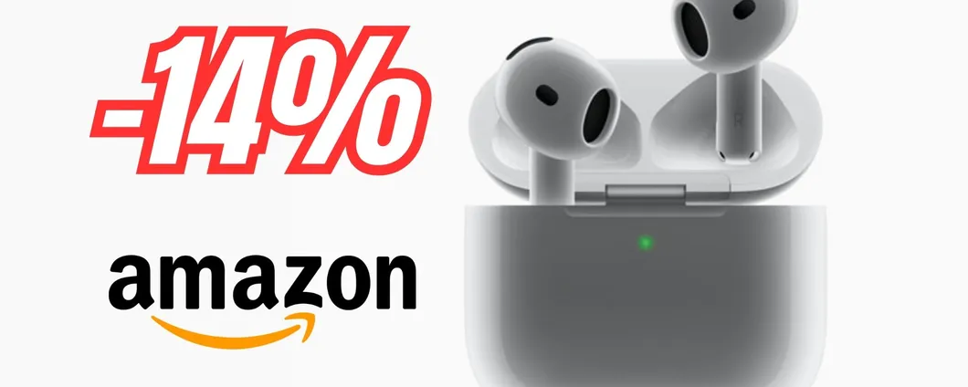 AirPods 4: le cuffie bluetooth Apple di ultima generazione in SUPER PROMO