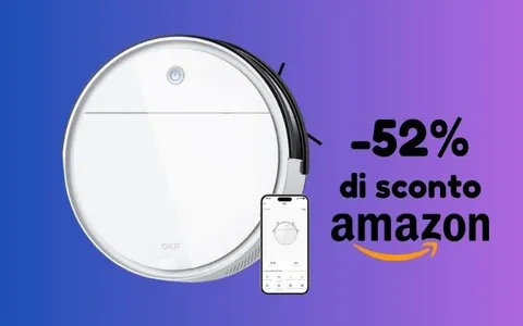 Robot aspirapolvere SCONTATO del 52% su Amazon, corri a prenderlo!