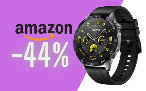 Offerta imperdibile: HUAWEI WATCH GT 4 in SCONTO del 44% su Amazon