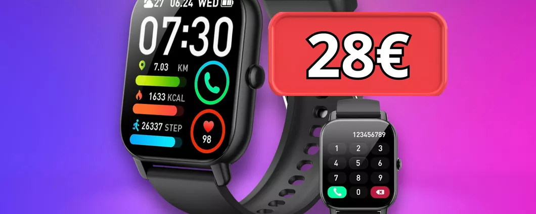 SUPER PROMO: Smartwatch con 112 modalità sportive a soli 28€ per poco tempo!
