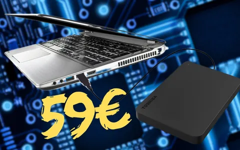 Hard Disk portatile Toshiba da 1TB: prezzo bassissimo e qualità top (59€)