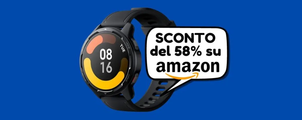 PREZZO FOLLE: Xiaomi Watch S1 Active SCONTATO del 58% su Amazon