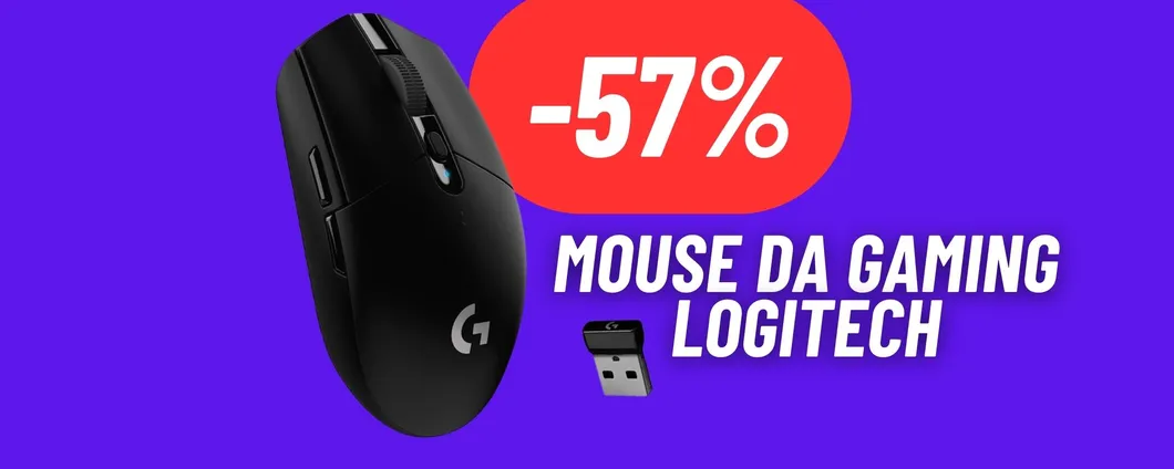 Sarà sempre HEADSHOT con il Mouse da gaming Logitech in MEGA SCONTO