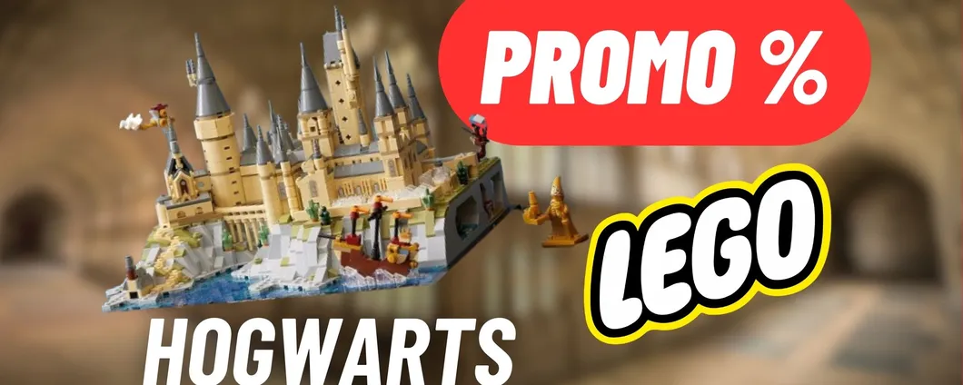 Il SET LEGO del Castello di Hogwarts è un PEZZO UNICO: in promo su Amazon