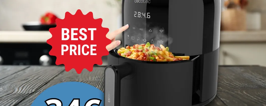 Friggitrice ad aria: PREZZO PAZZO di soli 34€ fino a esaurimento scorte