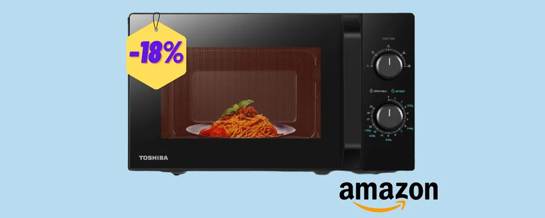 Velocità e gusto assicurati con il forno a microonde Toshiba IN OFFERTA