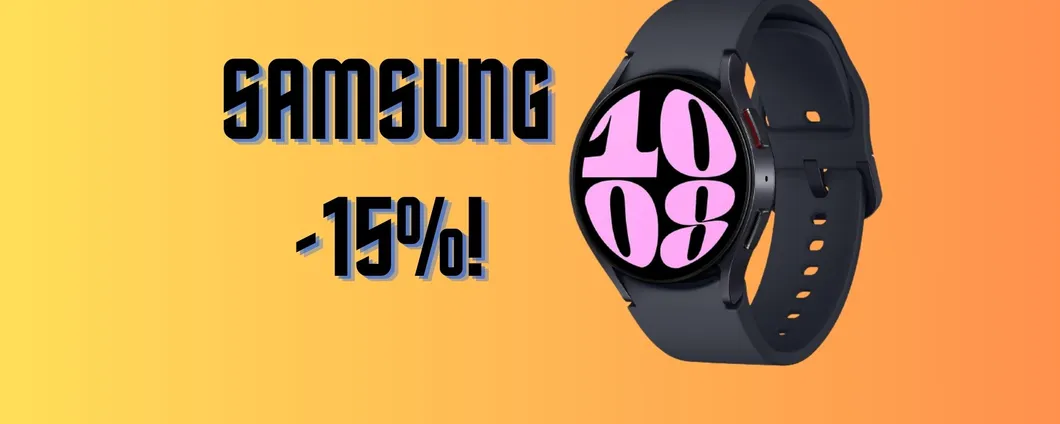 CROLLA IL PREZZO del Samsung Galaxy Watch 6: OFFERTA su Amazon