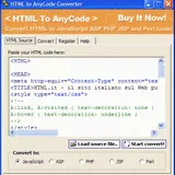 HTML To Any Code Converter