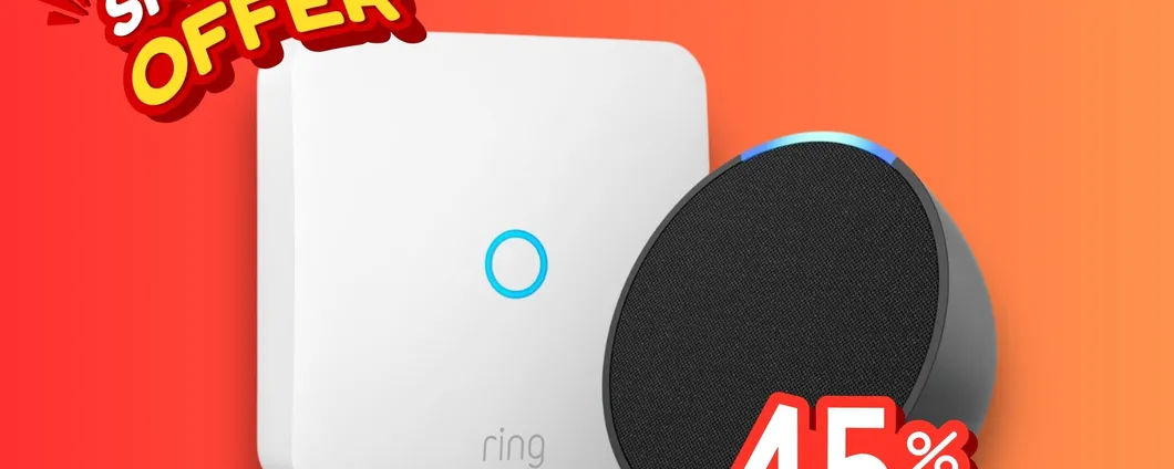 BUNDLE ECONOMICO: Echo Pop e Ring Intercom a prezzo MAI VISTO PRIMA!