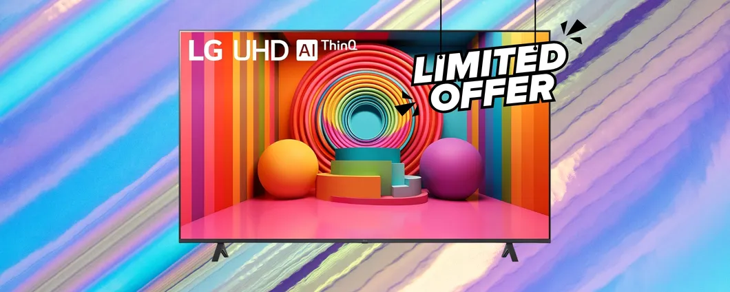 Porta a casa la Smart TV LG UHD da 65 pollici con il 21% di sconto!