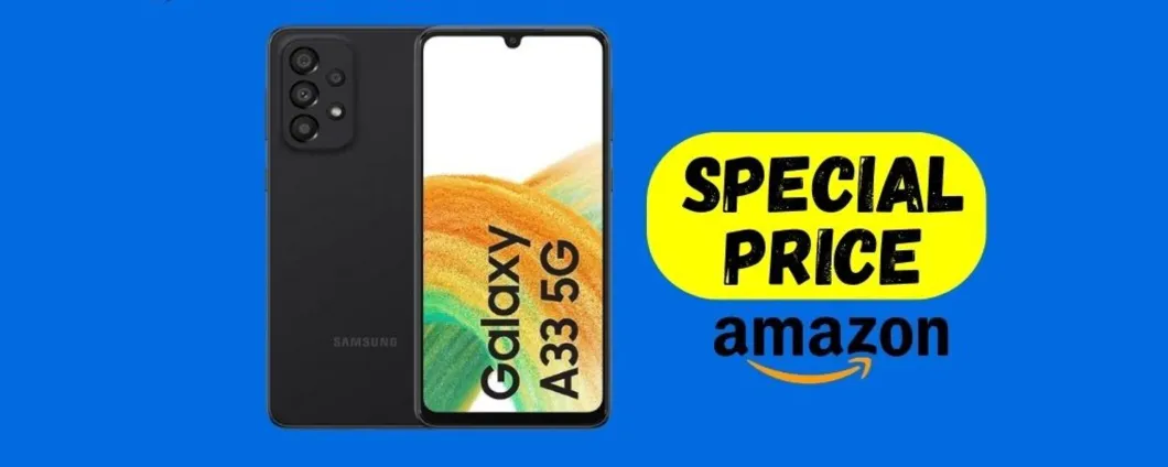 Samsung Galaxy A33 OGGI SCONTATO su Amazon, scoprilo subito!