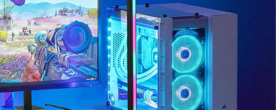 Kit Corsair iCUE LT100 con 2 torri RGB Smart e 46 LED personalizzabili in promo speciale su Amazon