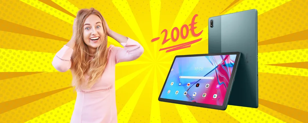 Lenovo Tab P11 5G a PREZZO da URLO su Amazon (-200€)