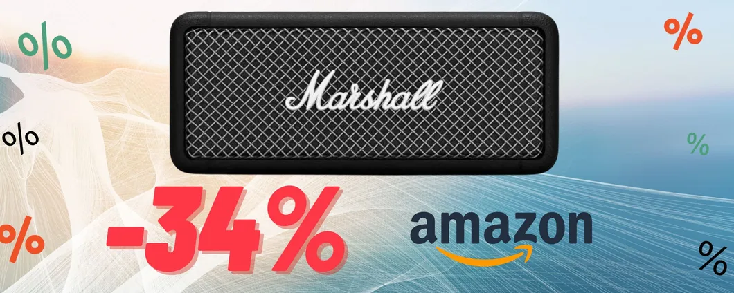 L'AUDIO PERFETTO per te, ovunque! Col Marshall Emberton in OFFERTA!