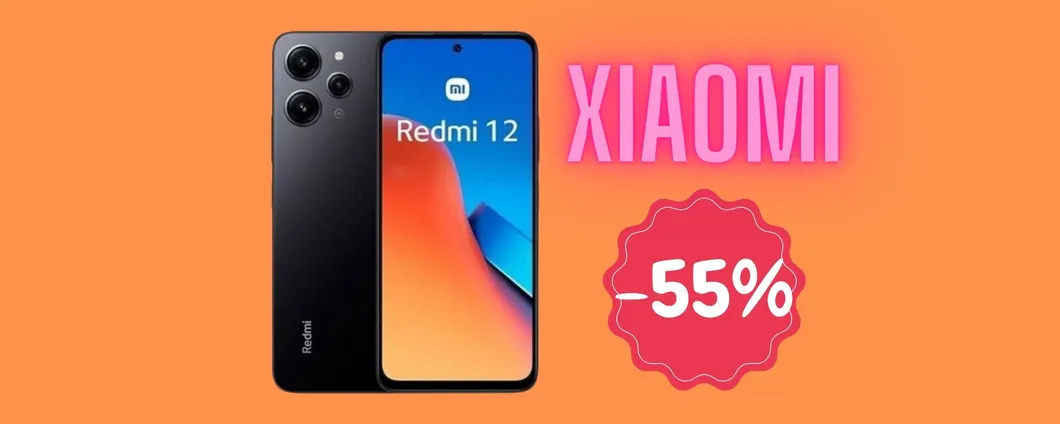 Più della metà del prezzo di sconto: offerta shock sullo Xiaomi Redmi 12