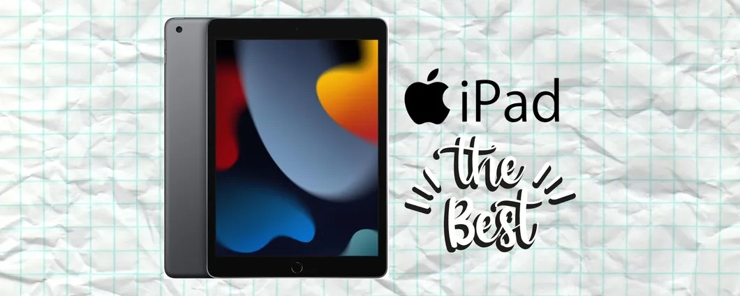 iPad di 9ª generazione su Amazon a rate da 68€ per 5 mesi senza interessi