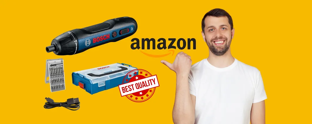 Cacciavite elettrico Bosch con il COUPON a ottimo prezzo (68€)