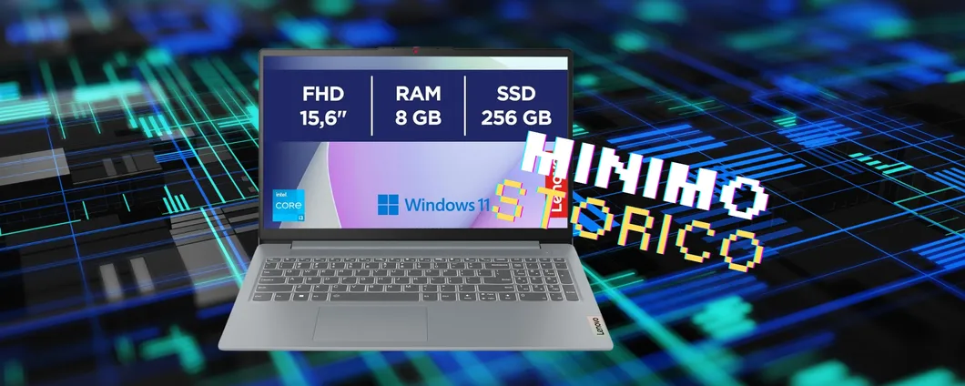 Occasione Amazon: Lenovo IdeaPad Slim 3 al MINIMO STORICO