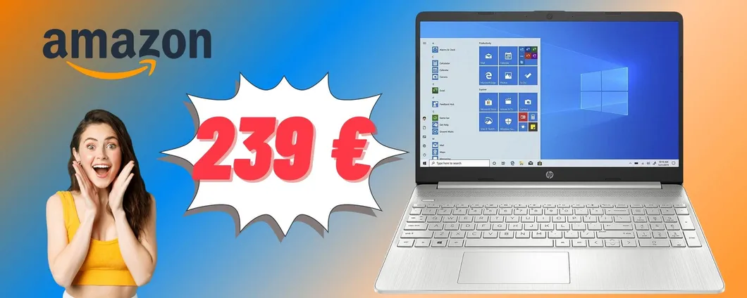Il PC portatile HP fatto apposta per te è ora IN OFFERTA a 239€!