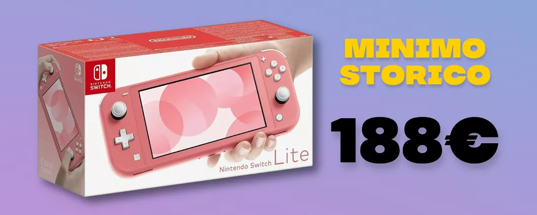 Nintendo Switch Lite in OFFERTA a meno di 190€ su eBay!