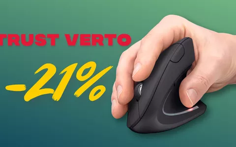 Mouse verticale e via i dolori: il Trust Verto è in promo su